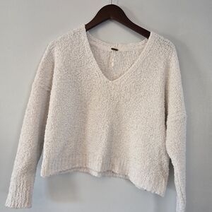 Free People Popcorn V-Neck Size XS Sweater